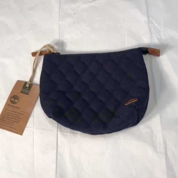 Timberland Handbags - NWT Timberland Mini Navy Canvas Quilted Bag